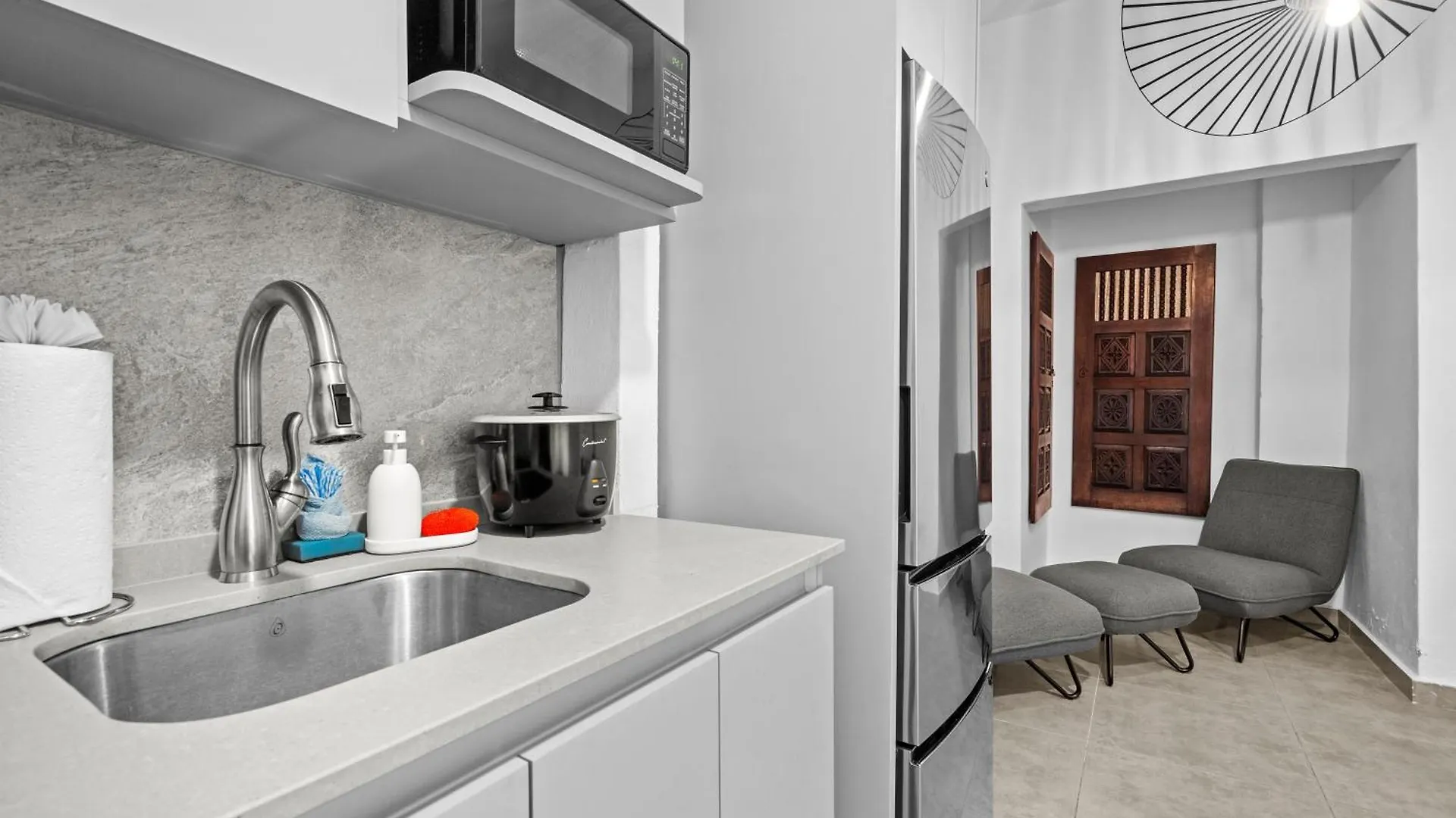 Artistic One-Bedroom Garden Apartment In Sj Mm9 سان خوان بورتوريكو